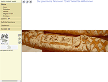 Tablet Screenshot of erato.ch